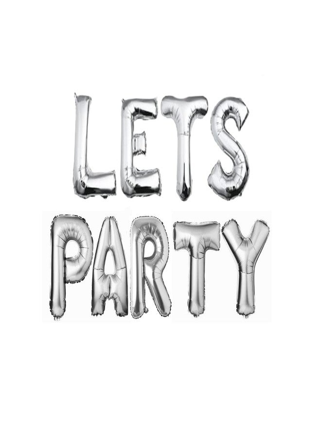 FI - FLICK IN Latex 21 Pcs Lets Party Retro Theme Party Decorations Radio Music Foil Balloons Lets Party Disco Ball Balloon Decoration Confetti & Chrome Balloons (Pack of 21, Multicolor) - Image 4